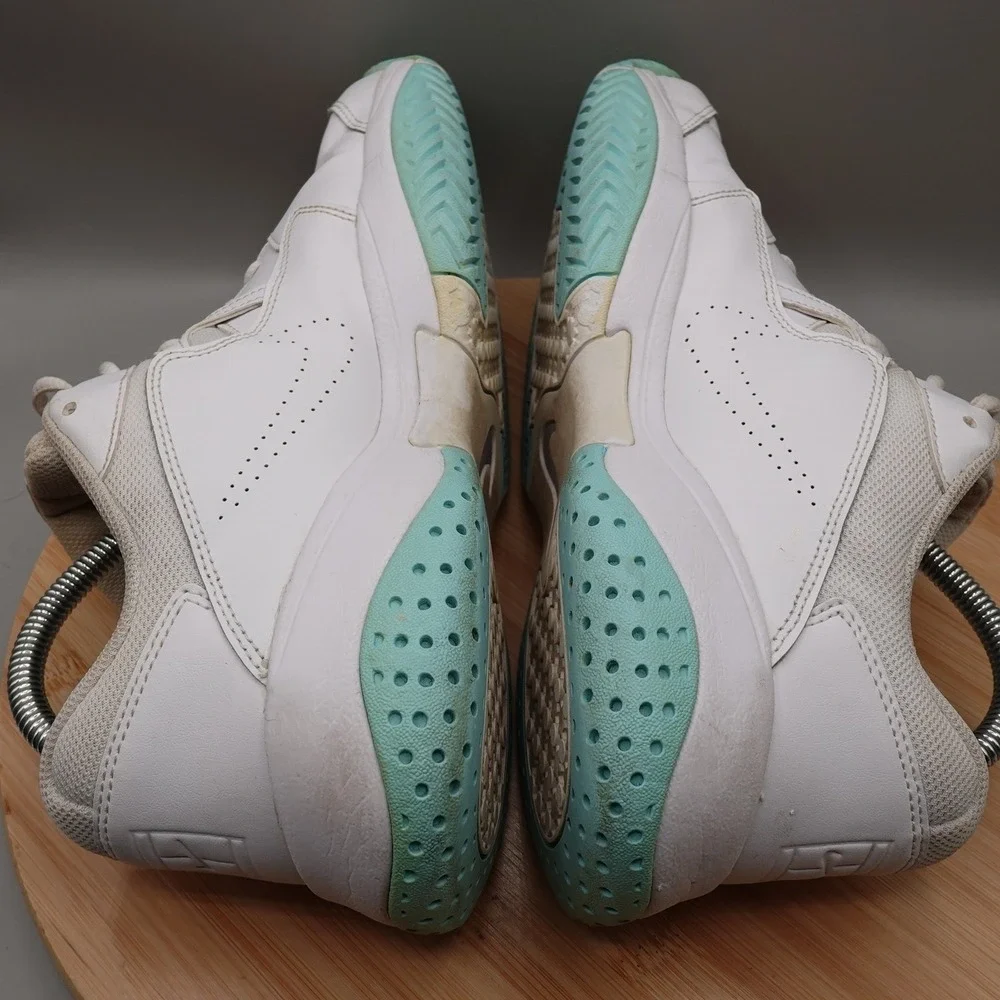 Nike Shoes Womens 11 Court Lite 2 Tennis White Purple Teal AR8838-124 Flaws
